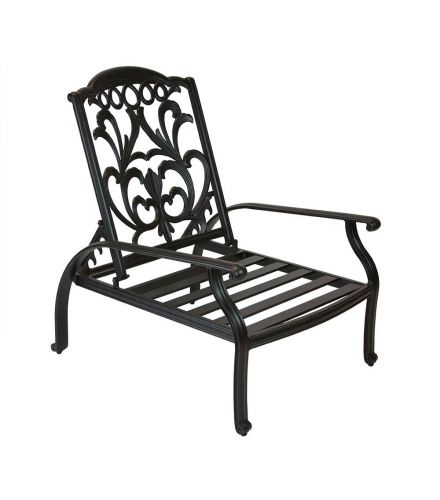 Flamingo Cast Aluminum Adjustable Club Chair - Antique Bronze