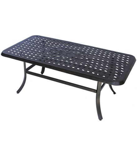 OUTDOOR PATIO 24" x 46" Rectangle COFFEE TABLE - Series 5000