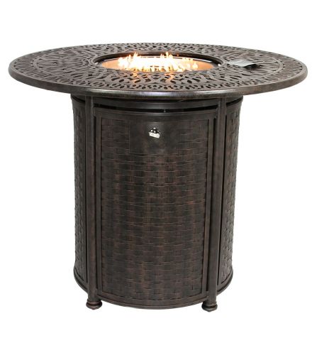 OUTDOOR PATIO 52" Round Bar Height Fire Table - Series 2000