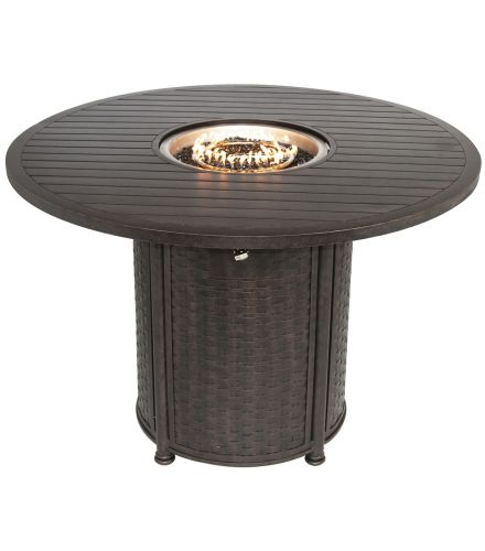OUTDOOR PATIO 60" Round Bar Height Fire Table - Series 4000